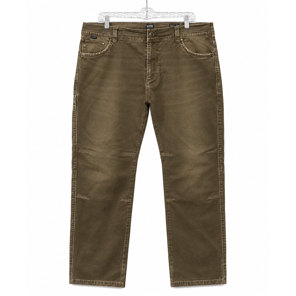 Kuhl Rydr Pants Mens 40x30 Olive Brown Vintage Patina Dye Articulated Knee Hiker